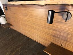 Hand Crafted Head Board from Reclaimed Lumber