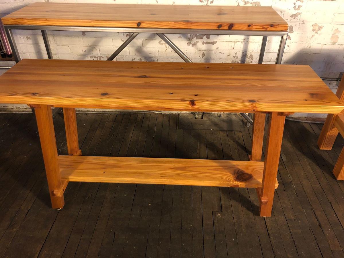 Hand Crafted Wooden Sofa Table