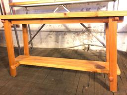 Hand Crafted Wooden Sofa Table