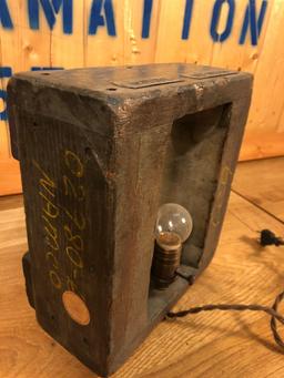 Vintage Industrial Salvaged Lamp Fixture