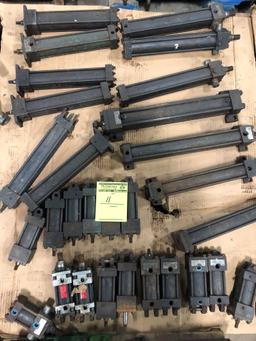 Bulk Lot of assorted Hydraulic Cylinders