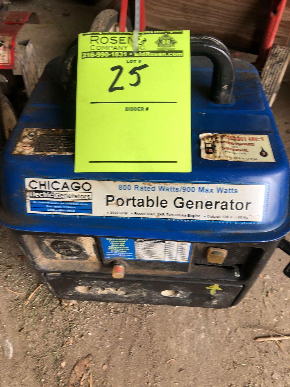 Chicago 800 Watt Portable Generator