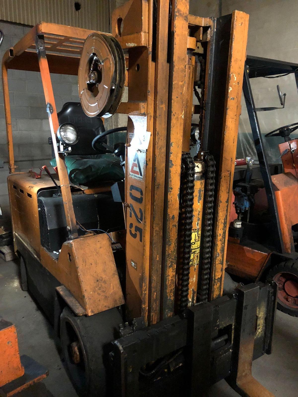 Allis Chalmers ACE70HEV48V, Triple Mast Electric Forklift