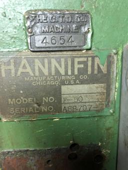 Hannifin Chicago 5 Ton Model F-50 Hydraulic Press