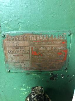 Hannifin Chicago 5 Ton Model F-50 Hydraulic Press