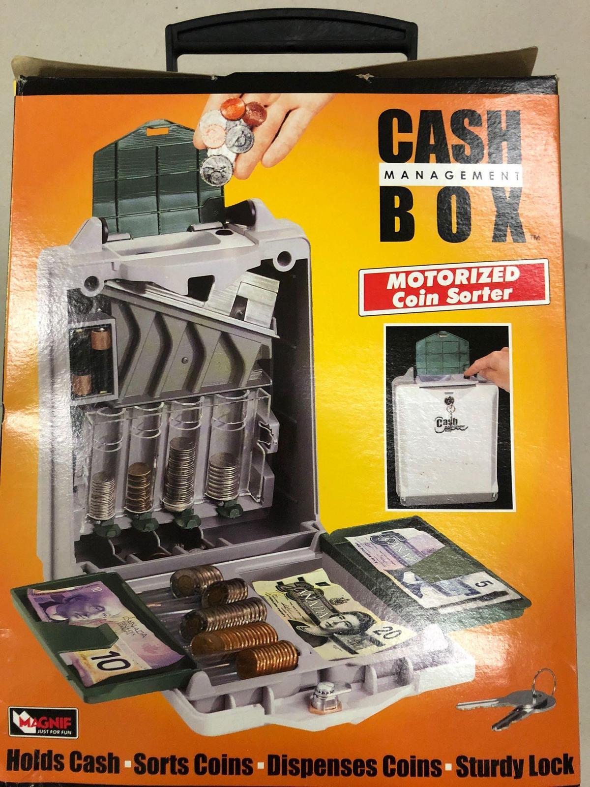 Cash Management Box w/ Motorized Coin Sorter (Pallet 1)