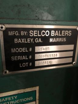 Selco Balers Co. Model V5-HD Cardboard Bailing Machine