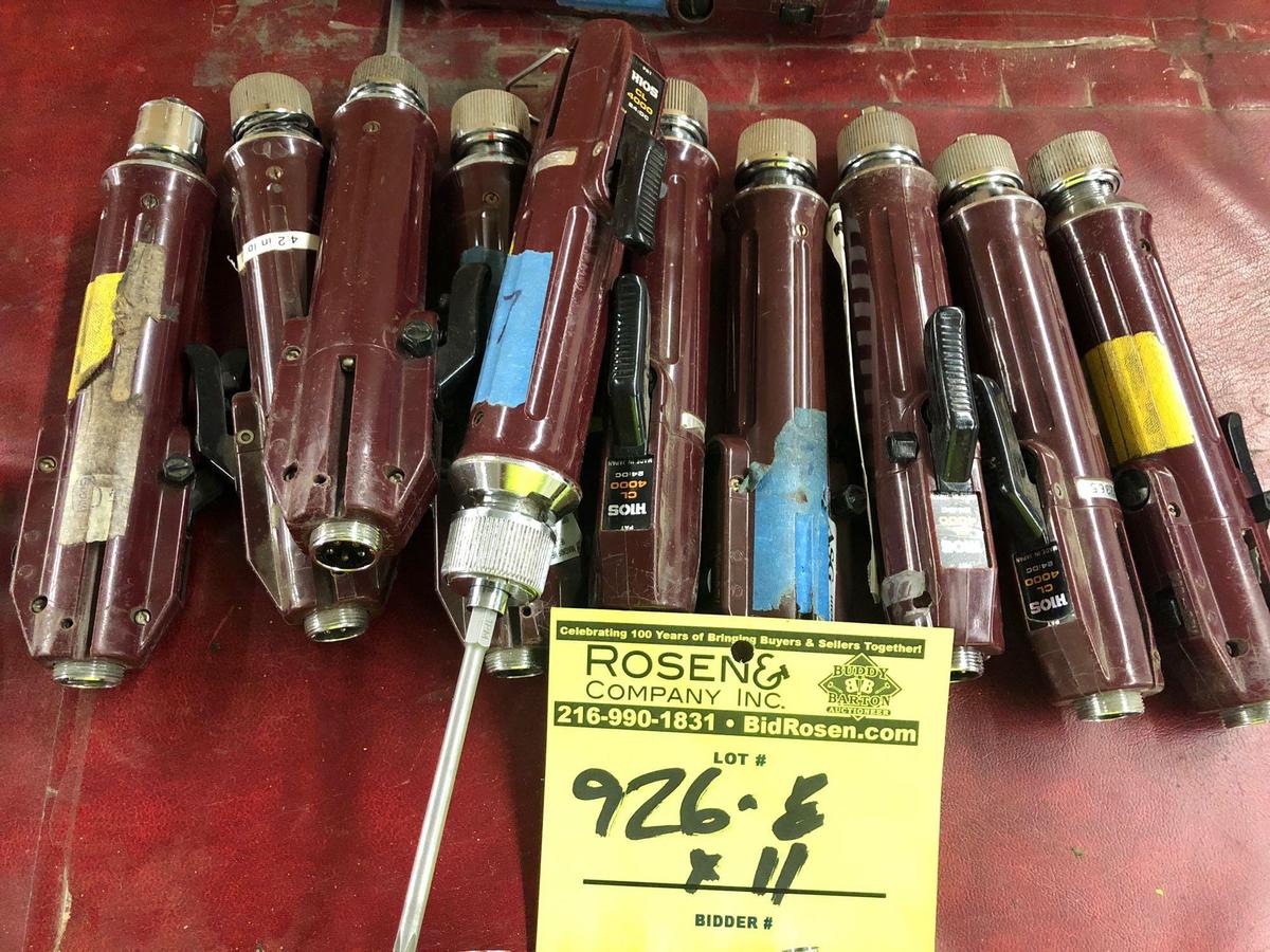 Lot of (11) HIOS CL4000 Electric Assembly Screwdrivers (Some may not be working)