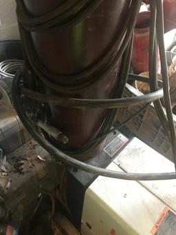 Hobart IronMan 250 MIG Welder on casters with tank