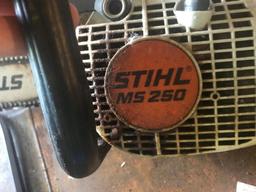 Stihl MS250 Chainsaw, has compression but did not start