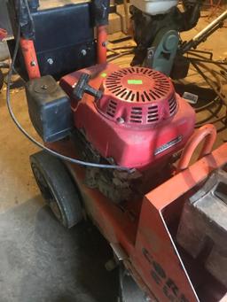 Gas Powered Diamond Brand Concrete Grinder, runs and operates as intended