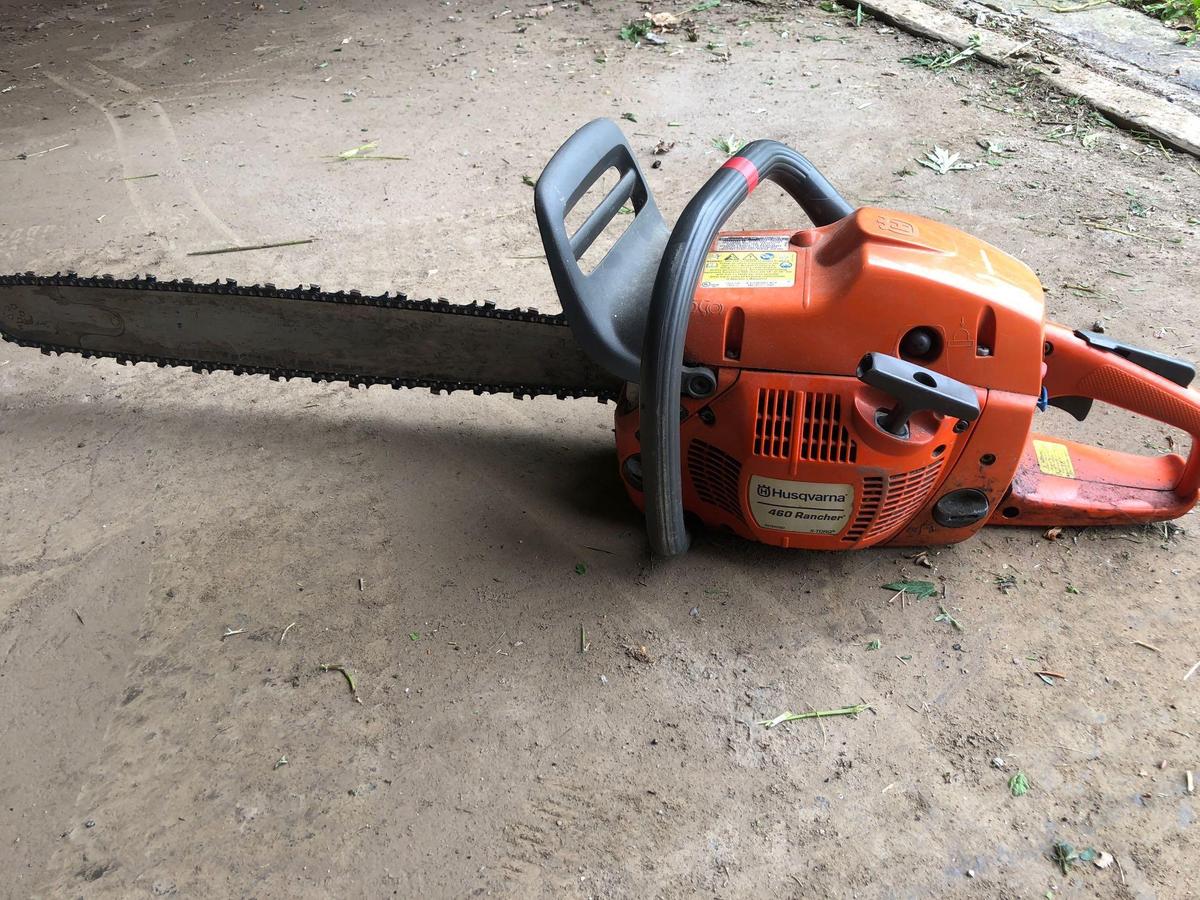 Husqvarna 460 Rancher Chainsaw.