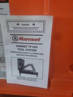 Ramset TrakFast tf1200 low velocity piston type fastening tool