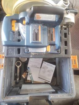 Ryobi saw and extras