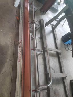 Van mark 1 series sheet metal break with trim former and cutter