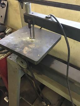 Sears Roebuck Scroll Saw on homemade stand. Working condition