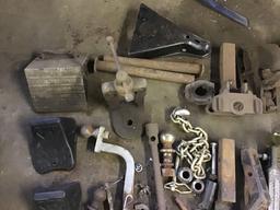 Large lot of misc hitches and hitch components, receivers and more