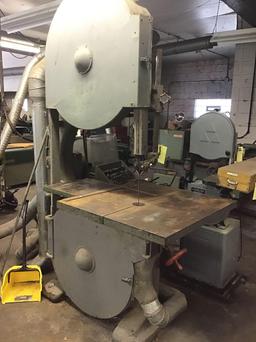 Tannewitz quality bandsaw, type GHE, serial 8583. Machine is approx 100 inches tall, SEE VIDEO