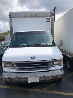 1995 Ford E-350 14 ft Box Truck (A08)