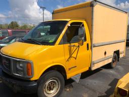 1997 GMC 3500 10ft Box Truck (A9)