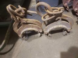 (2) Pipe Lifting Tongs/Clamp