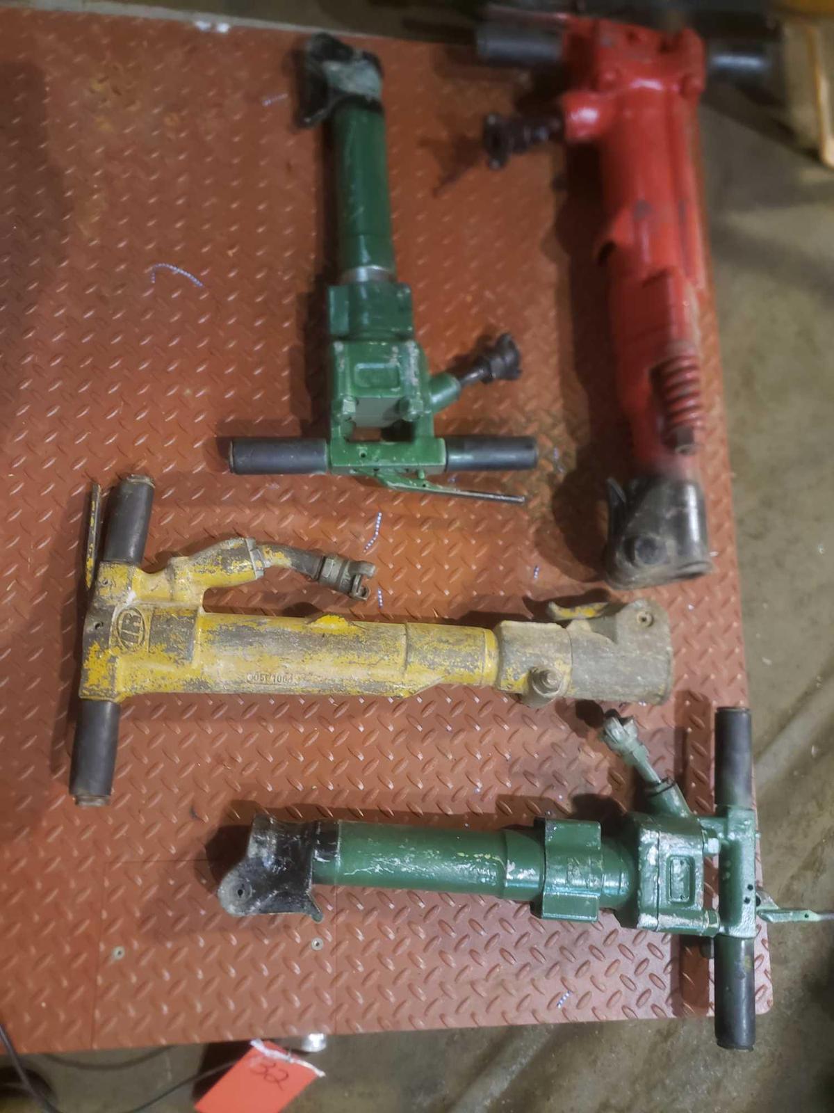 4 Air Powered Jack hammers