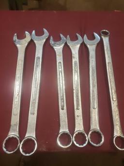 (6) Wrenches. Over 1". See PICS/description.