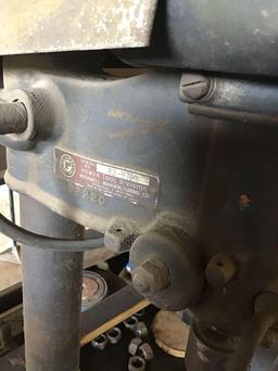Delta Rockwell drill press, serial 83-9728, in working condition.