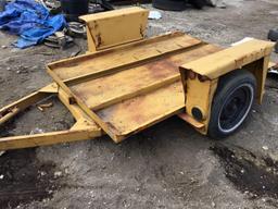 Small dump trailer, needs tire