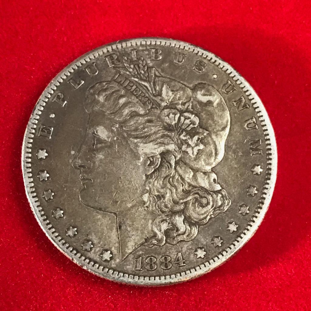 1884-S Morgan Silver Dollar