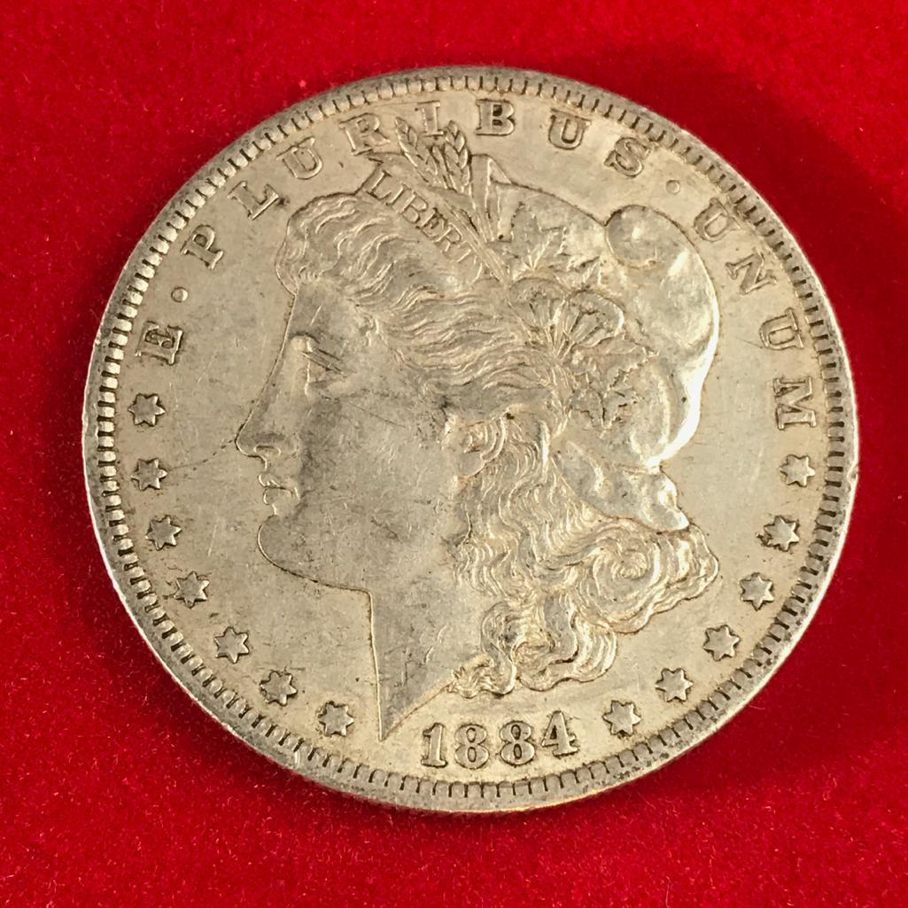 1884-O Morgan Silver Dollar