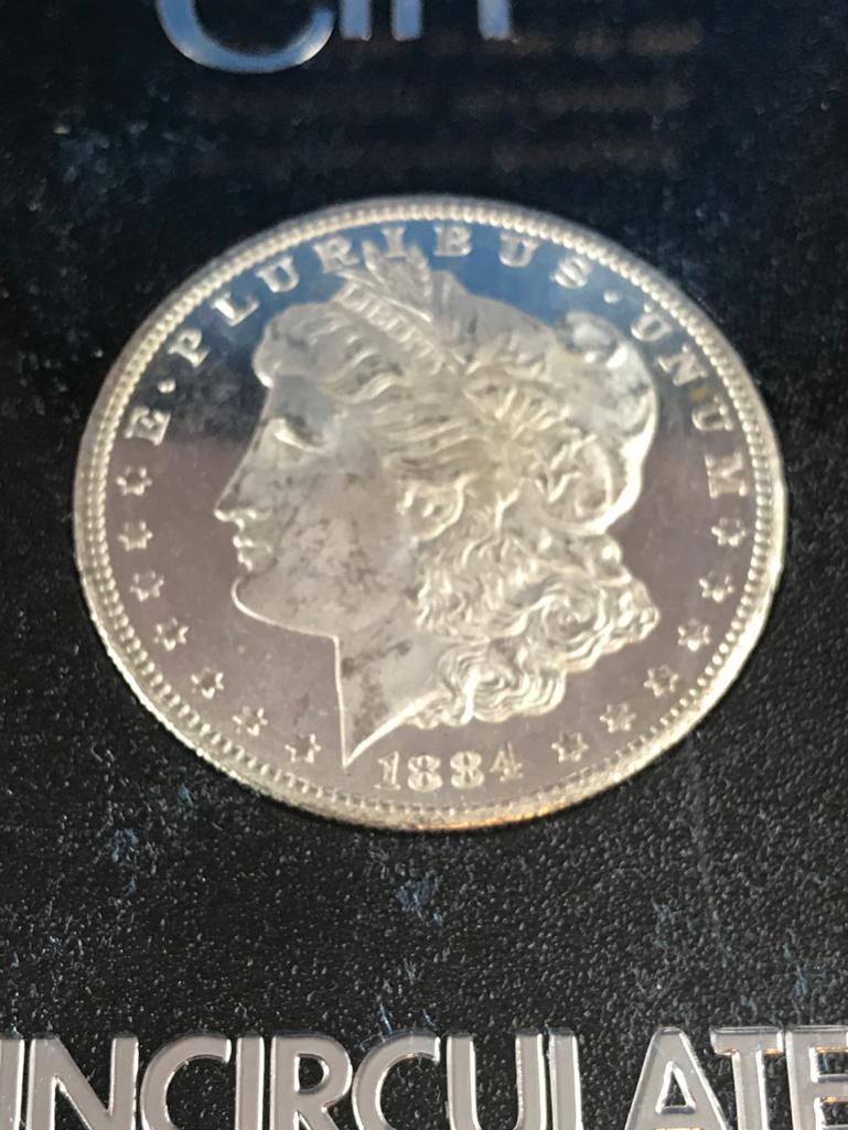1884 CC (Carson City) Morgan Silver Dollar Issued by the General Services Administration