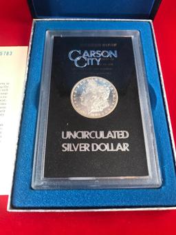 1883 CC (Carson City) Morgan Silver Dollar Issued by the General Services Administration