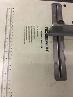 Rosback Perforator Model 223A. Powers on