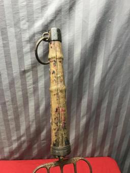 Folk Art Pitchfork, apron 30 inches long, really neat piece