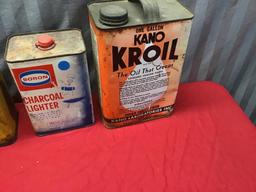 3- Vintage Oil Cans