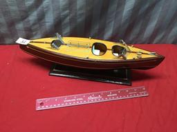 Wooden Scale Model Boat