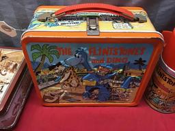 Flintstones Lunchbox with Thermos, and The Lone Ranger Lunchbox