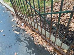 Wrought Iron Gate, some rust to bottom, but still a cool piece. Buyer must remove.