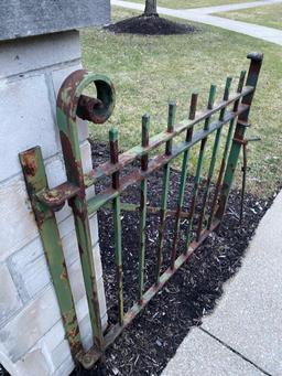 Wrought Iron Gate, cool piece, with a great look.Buyer Must Remove