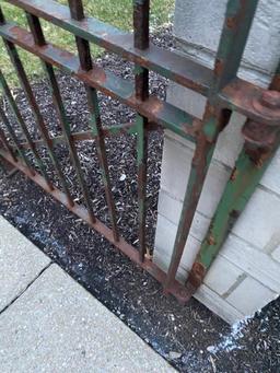 Wrought Iron Gate, cool piece, with a great look.Buyer Must Remove