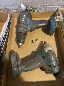 Makita cordless tool set, see pic