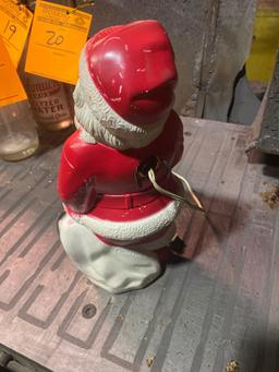 1968 Empire Santa Claus Blowmold with power cord approx 13 inches tall