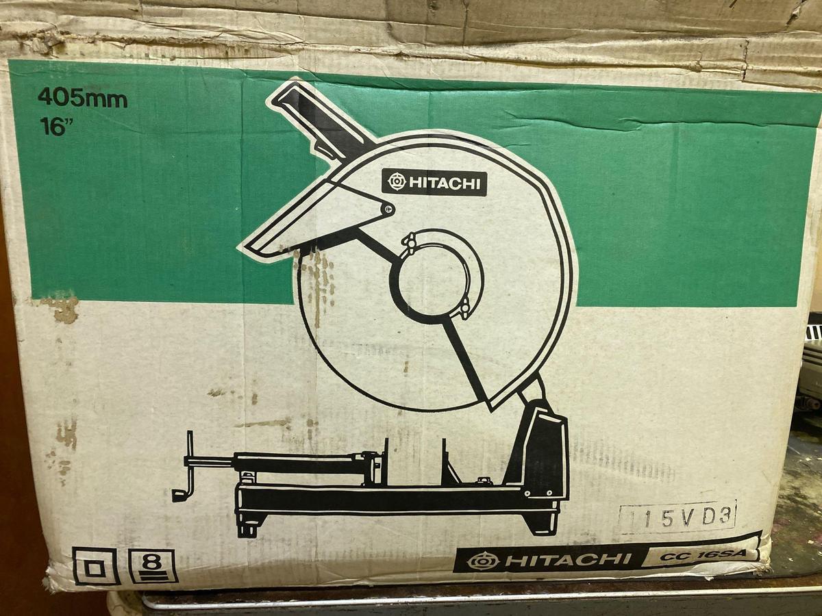 New in Box, Hitachi CC 16SA, 16 in Cut Off Saw