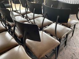 (20) 18in high Steel Retro Restaurant Chairs