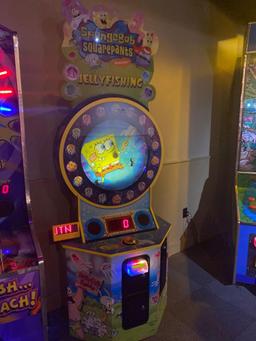 SpongeBob Squarepants Jelly Fishing Spinning Arcade Game