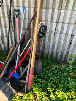 Lot of yard equipment