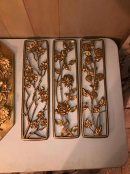 Romanesque gilded wall decor