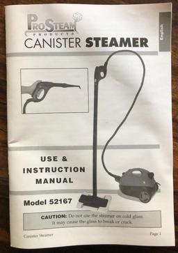 Prosteam multi-use household pressure steamer