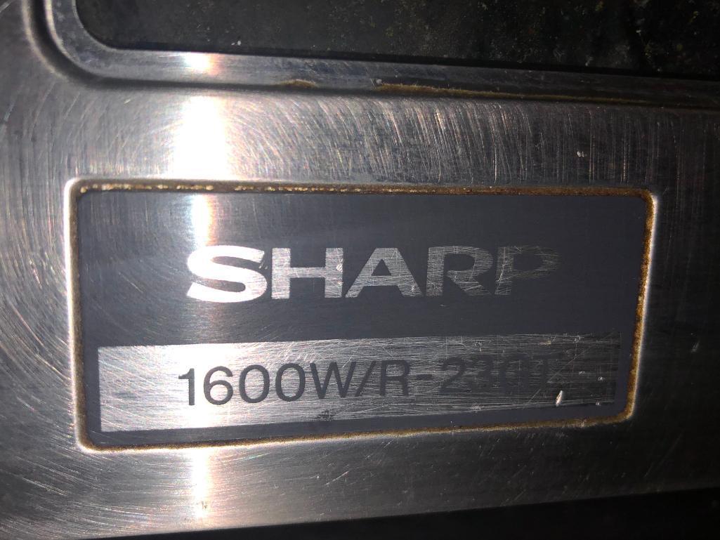 Sharp Commercial Microwave Oven with Touch Pad Model # R-23GT